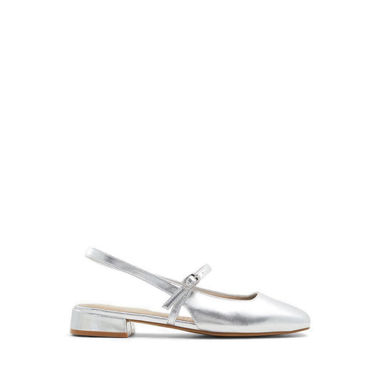 Huguette Women's Ballet Pump - Silver