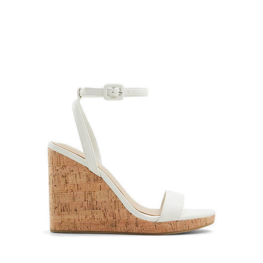 Fusa Women's Wedge Sandals - White/Bone
