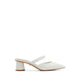 Kinski Women's Heeled Mule - White/Bone