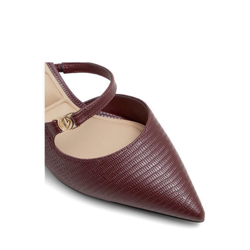 Esperance Women's Heeled Mules - Bordo