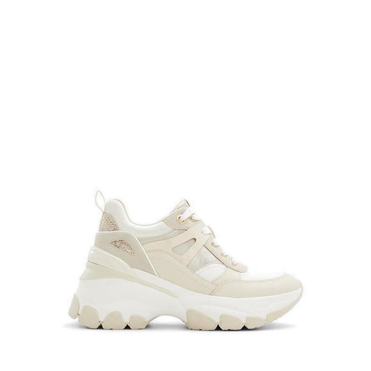 Griedia Women's Jogger Sole Wedge Sneakers - Open White