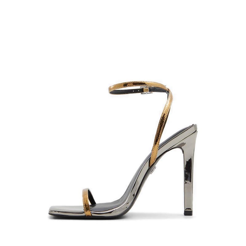 Elamaedar Women's Heeled Sandals - Metallic Multi