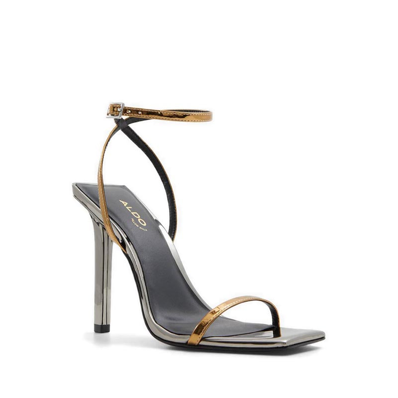 Elamaedar Women's Heeled Sandals - Metallic Multi