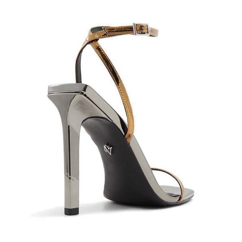 Elamaedar Women's Heeled Sandals - Metallic Multi