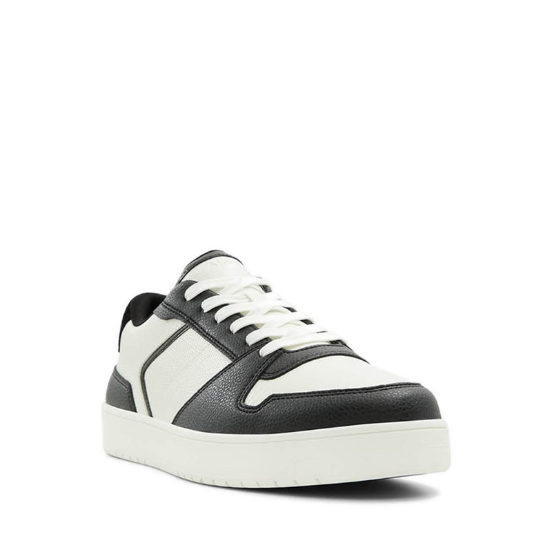 Zethan Men's Low Top Sneakers - Black/White