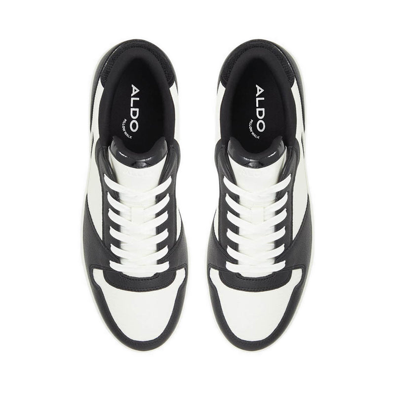 Zethan Men's Low Top Sneakers - Black/White