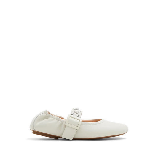 Milenia Women's Ballerinas - White/Bone