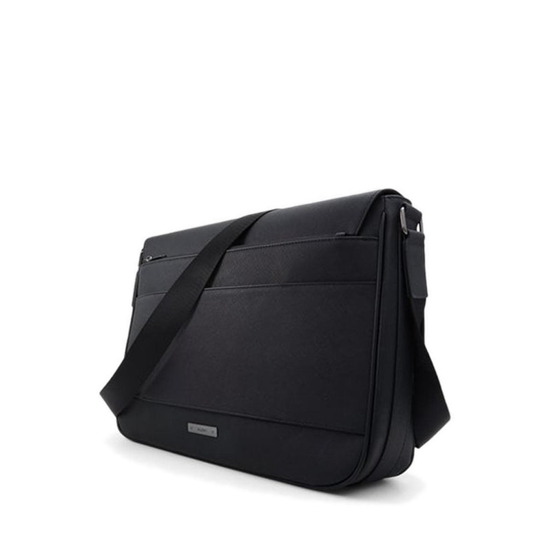 Afendannor Men's Messenger - Open Black
