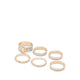 Acerimar Women's Ring - Gold/Clear Multi