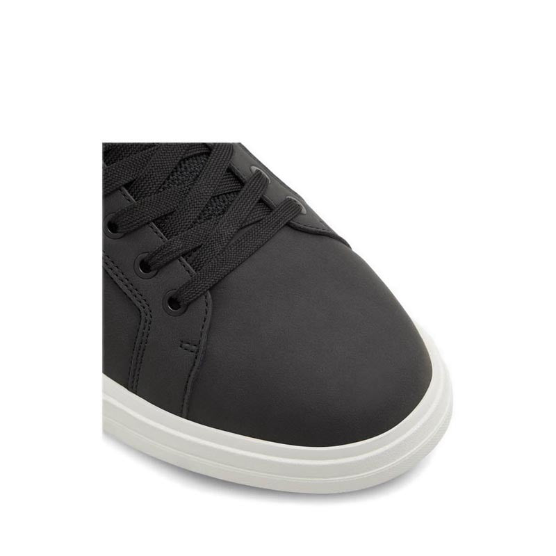 Prasien Men's Low Top Sneakers - Black