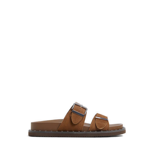 Elyna Women's Flat Sandals - Light Brown