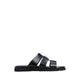 Light Men's Flat Sandals - Black