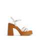 Solenia Women Heeled Sandals - White