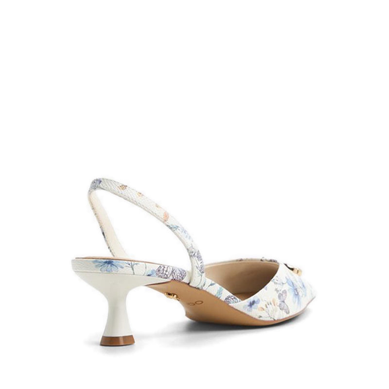 Delicate Women's Heeled Shoes - Multi