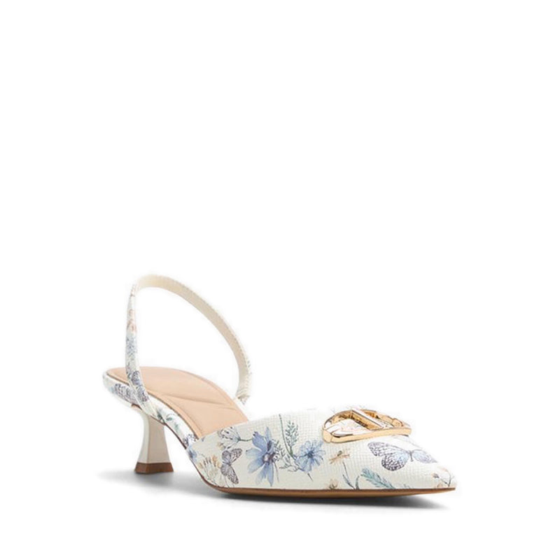 Delicate Women's Heeled Shoes - Multi
