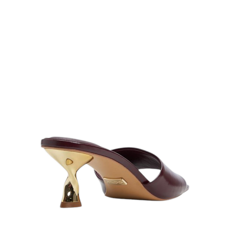 Goldenshine Women's Heeled Sandals - Bordo