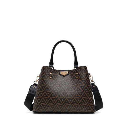 Caraever Satchel Bag - Brown