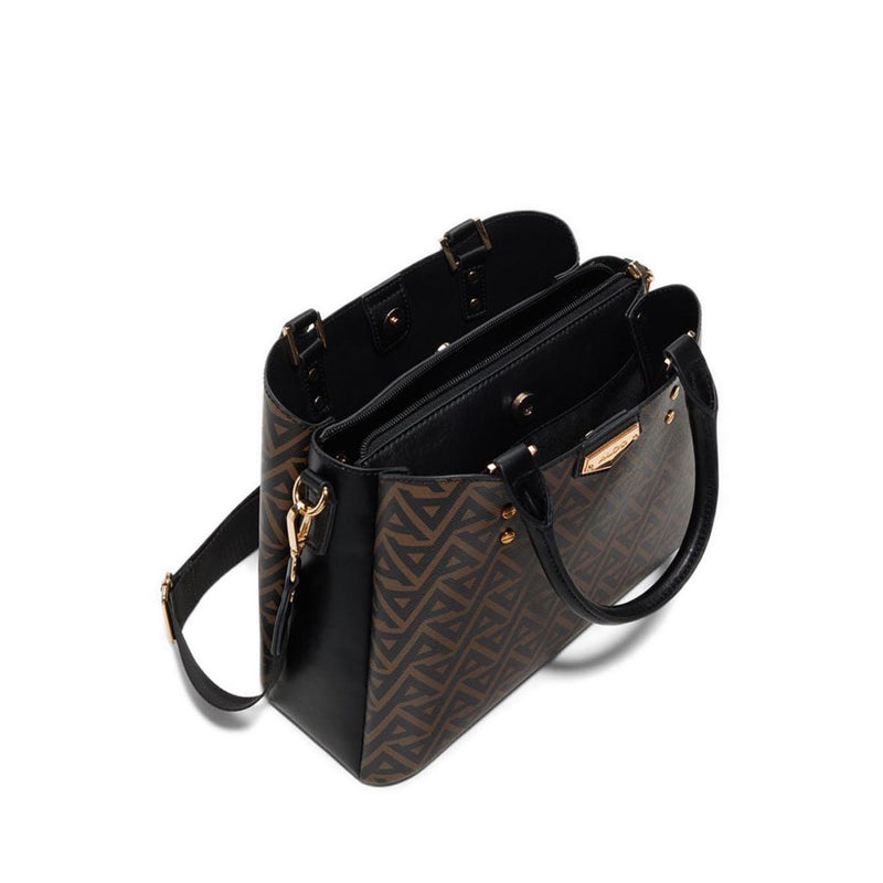 Caraever Satchel Bag - Brown