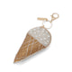 Scoops Women's Key Chain - Gold/Clear Multi