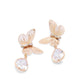 Agathae Earrings - Gold/Clear Multi