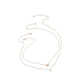Xolove Women's Necklace - Gold/Clear Multi