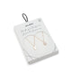 Besties Women's Necklace - Gold/Clear Multi