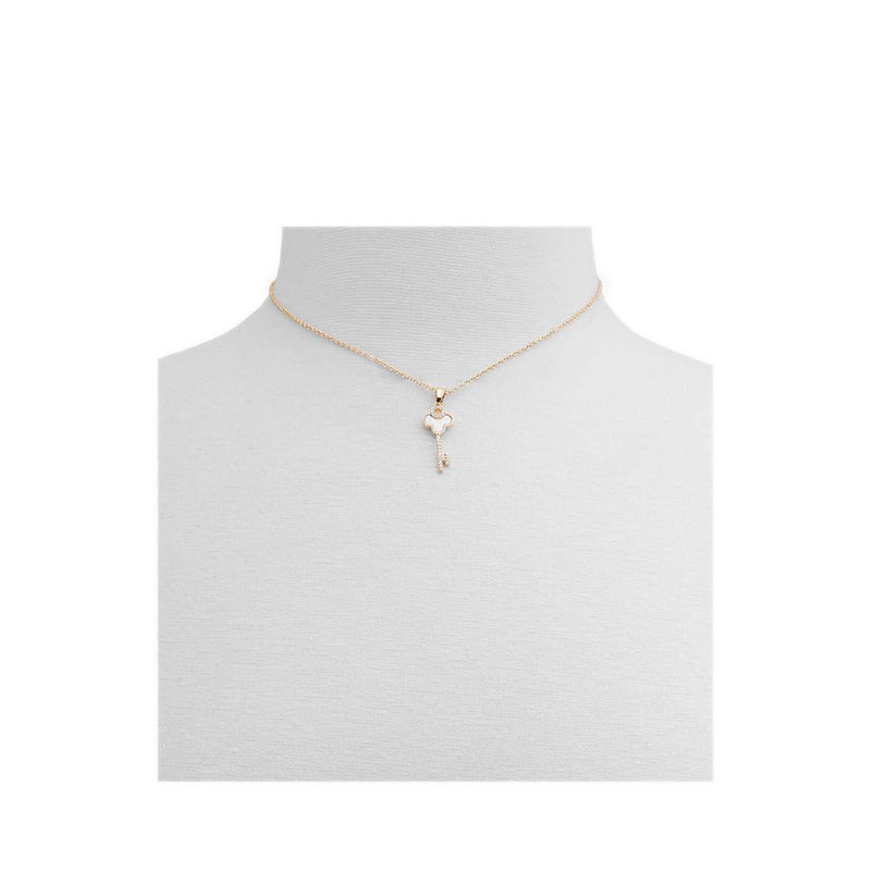 Lacle Women's Necklace - Gold/Clear Multi