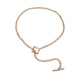 Baldone Necklace - Gold/Clear Multi