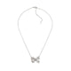 Bowbell Women's Necklace - Silver/ Clear Multi