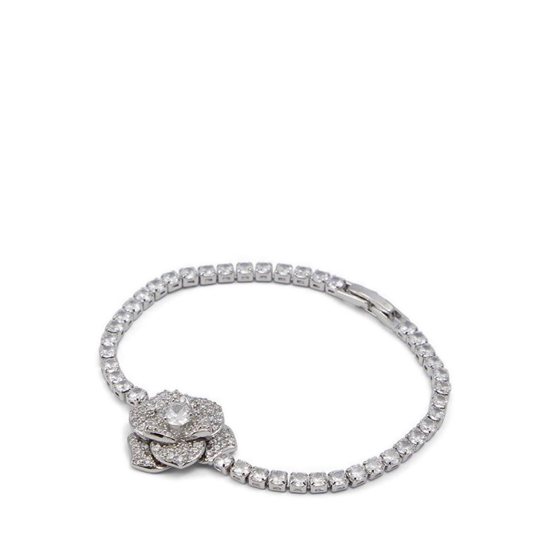 Aldo Roseglam Women Bracelet - Silver/ Clear Multi