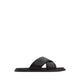 Tarik Men's Flat Sandals - Dark Brown