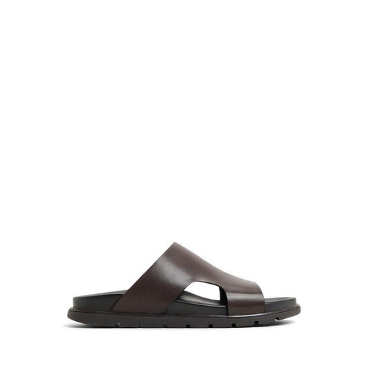 Soar Men's Flat Sandals - Dark Brown