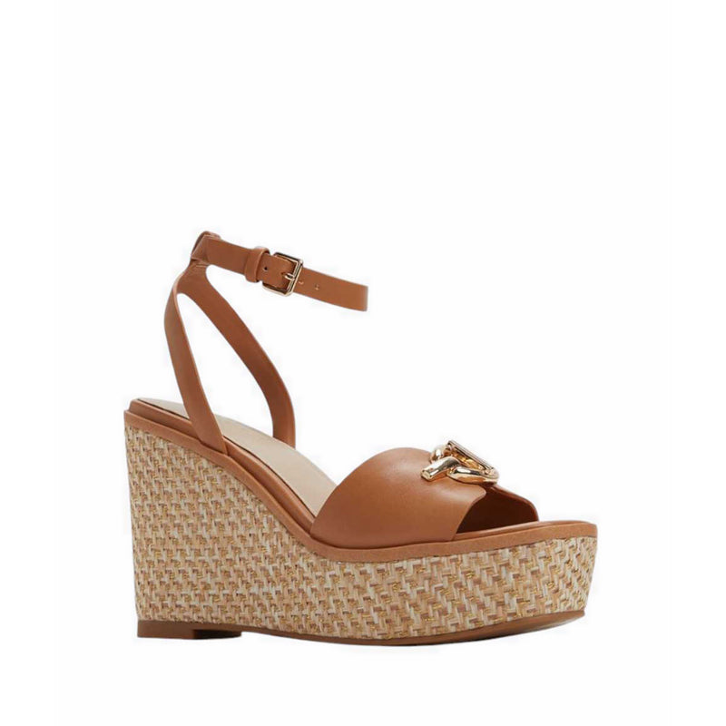 Aldo Ybylin Wedge Sandals - Medium Brown