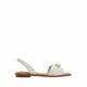 Goassi Flat Sandals - White/Bone