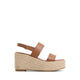 Keoni Women's Wedge Sandals - Medium Brown
