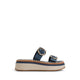 Kaeithien Women's Open Toe Sandals - Dark Blue