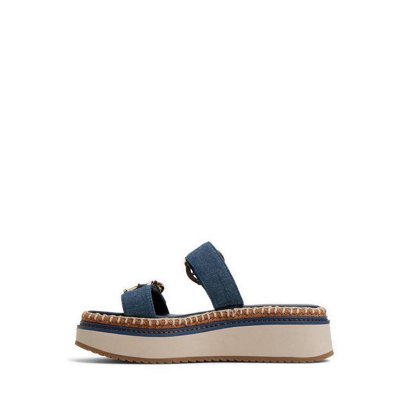 Kaeithien Women's Open Toe Sandals - Dark Blue