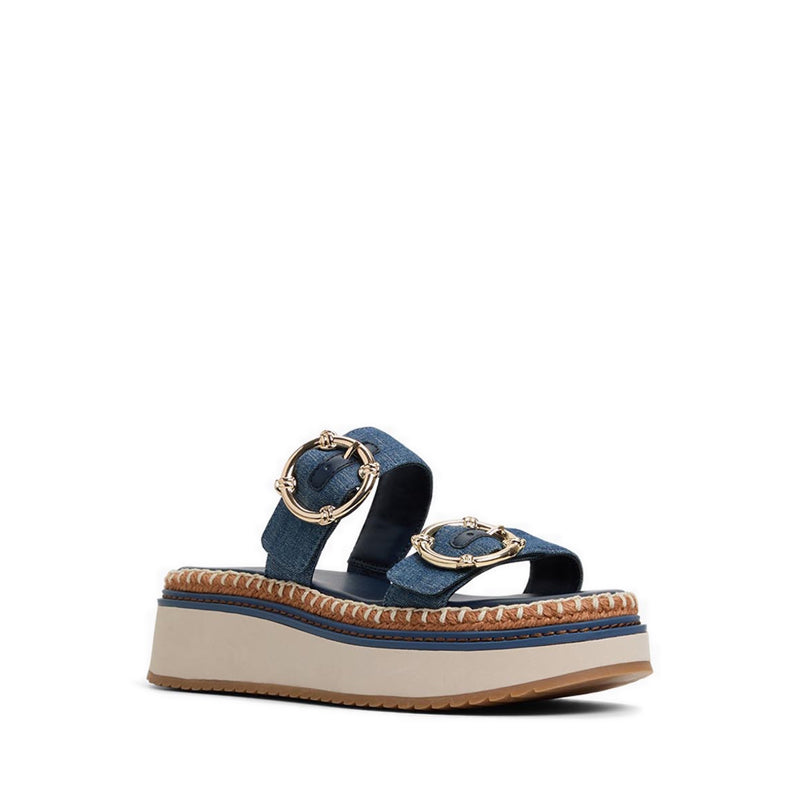 Kaeithien Women's Open Toe Sandals - Dark Blue