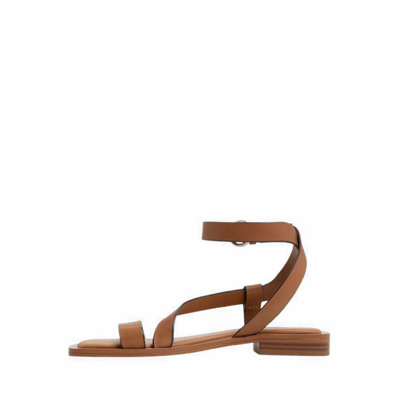 Grugar Flat Sandals - Light Brown