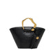 Malede Satchel Bag - Black Overflow