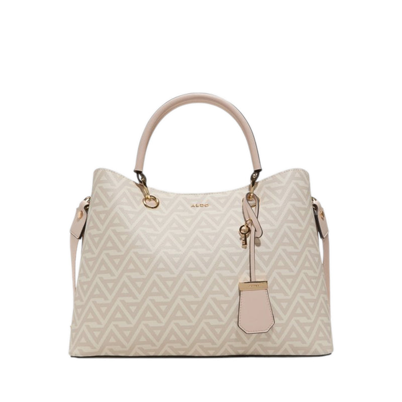 Eile Satchel Bag - White/Light Pink
