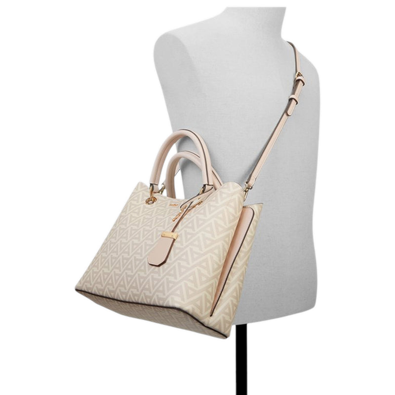 Eile Satchel Bag - White/Light Pink