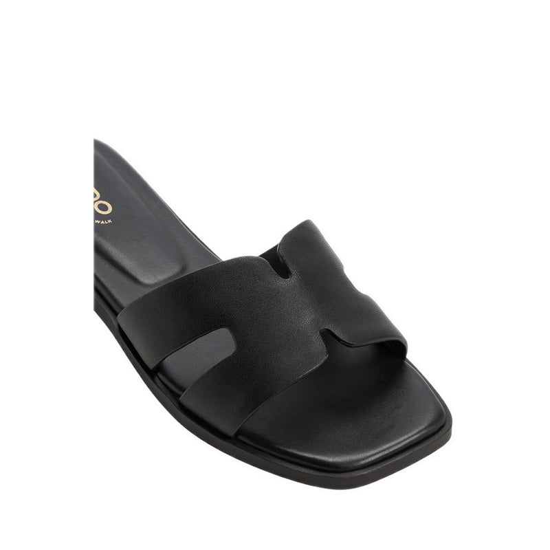 Itsandal Women's Flat Sandals - Black