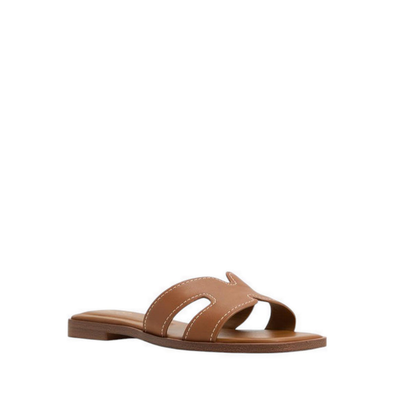 Itsandal Women's Flat Sandals - Medium Brown