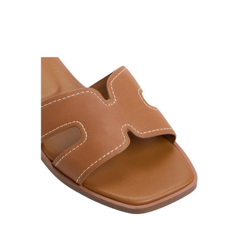 Itsandal Women's Flat Sandals - Medium Brown