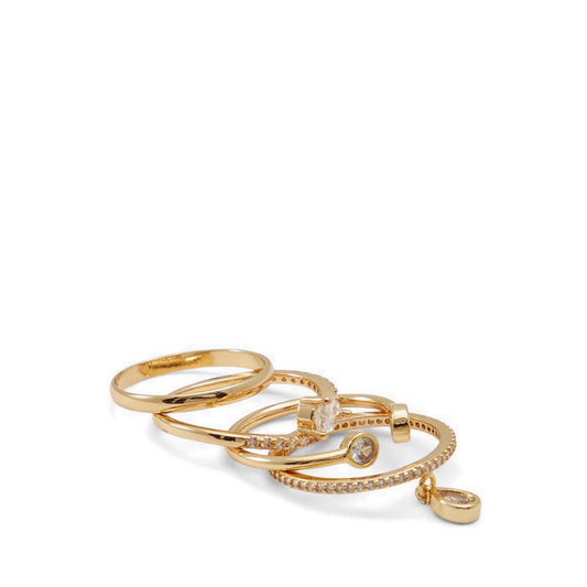Larelade Women's Ring - Gold/Clear Multi