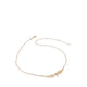 Angelwings Women's Necklace - Gold/Clear Multi