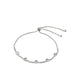 Heartlink Bracelet - Silver/Clear Multi
