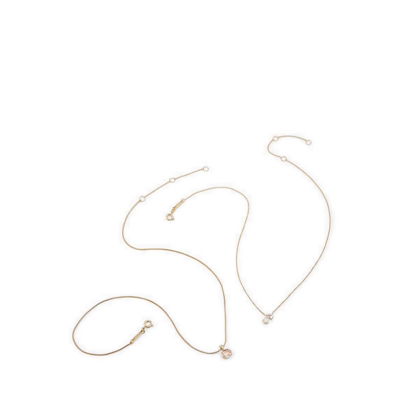 Parg Women's Necklace Gold/Clear Multi