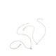 Parg Women's Necklace Gold/Clear Multi